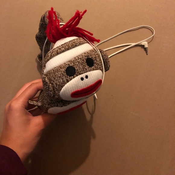 Sock monkey headphones - Picture 2 of 2